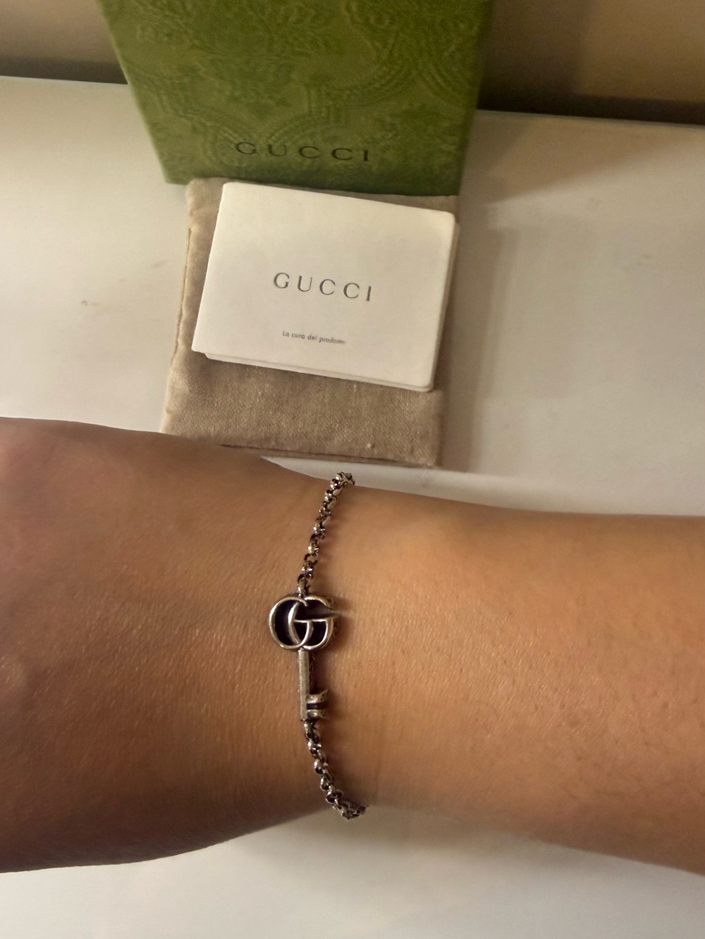 GG Marmont key charm bracelet - Picture 8 of 9